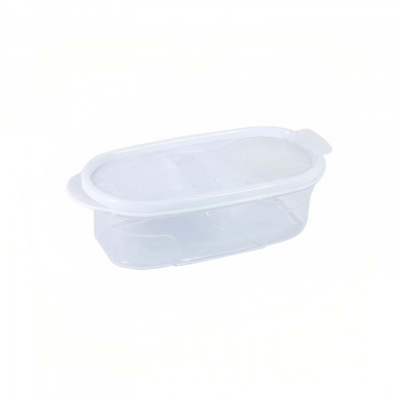 Bote con Tapa Dispensadora 0.6L Blanco 20x9.5x6cm 7house Accesorios de Cocina 1
