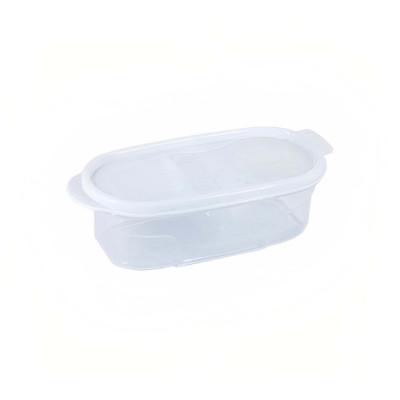 Bote con Tapa Dispensadora 0.6L Blanco 20x9.5x6cm 7house Accesorios de Cocina 1