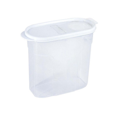 Bote con Tapa Dispensadora 1.7L Blanco 20x9.5x17.5cm 7house Accesorios de Cocina 1
