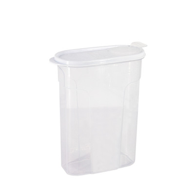 Bote con Tapa Dispensadora 2.4L Blanco 24.5x9.5x17.5cm 7house Accesorios de Cocina 1