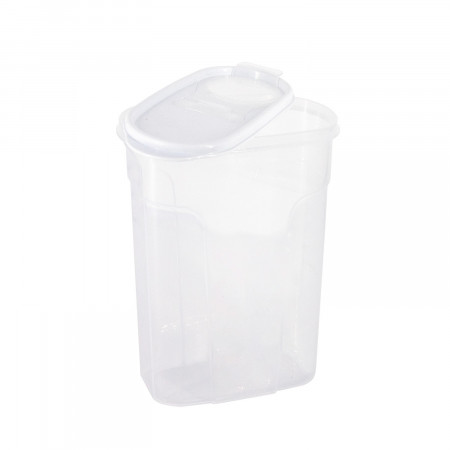 Bote con Tapa Dispensadora 2.4L Blanco 24.5x9.5x17.5cm 7house Accesorios de Cocina 3 Bote con Tapa Dispensadora 2.4L Blanco 24.5x9.5x17.5cm 7house Accesorios de Cocina 3