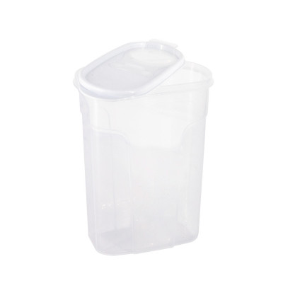 Bote con Tapa Dispensadora 2.4L Blanco 24.5x9.5x17.5cm 7house Accesorios de Cocina 3