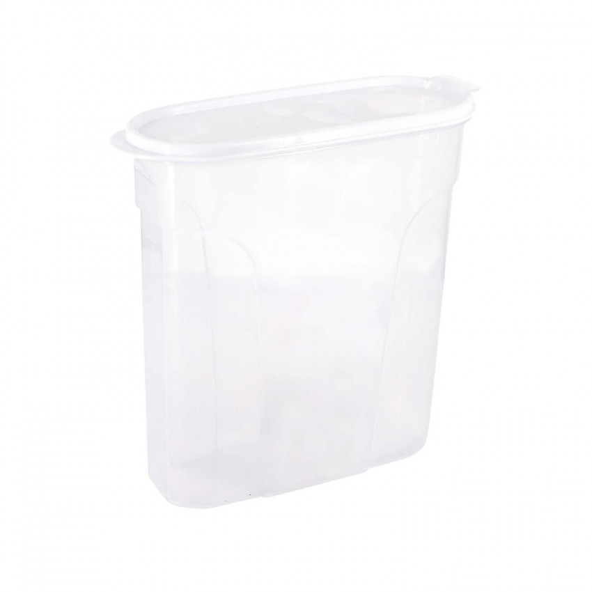 Bote con Tapa Dispensadora 4L Blanco 25.5x10.5x26.5cm 7house Accesorios de Cocina 1 Bote con Tapa Dispensadora 4L Blanco 25.5x10.5x26.5cm 7house Accesorios de Cocina 1