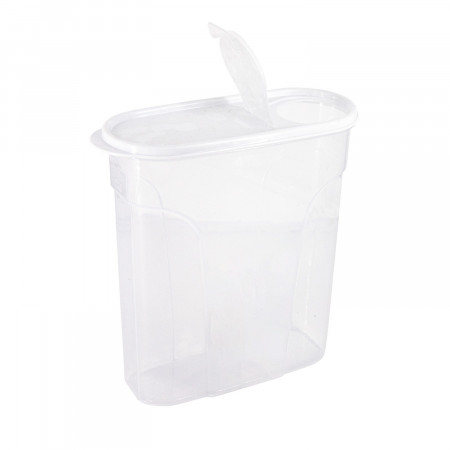 Bote con Tapa Dispensadora 4L Blanco 25.5x10.5x26.5cm 7house Accesorios de Cocina 2 Bote con Tapa Dispensadora 4L Blanco 25.5x10.5x26.5cm 7house Accesorios de Cocina 2