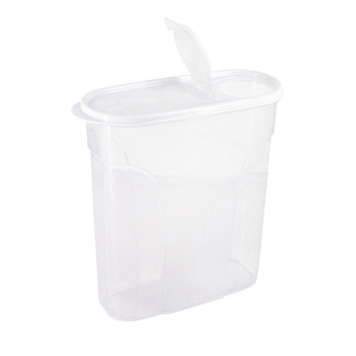 Bote con Tapa Dispensadora 4L Blanco 25.5x10.5x26.5cm 7house Accesorios de Cocina 2