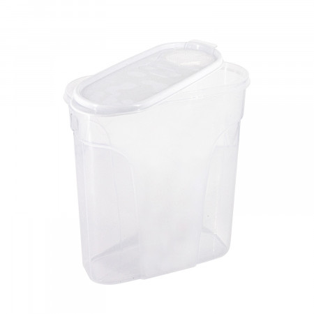 Bote con Tapa Dispensadora 4L Blanco 25.5x10.5x26.5cm 7house Accesorios de Cocina 3 Bote con Tapa Dispensadora 4L Blanco 25.5x10.5x26.5cm 7house Accesorios de Cocina 3