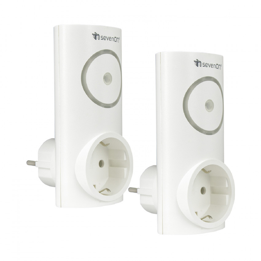 Pack 2 Enchufes Inteligentes WiFi Controladores de Aire Acondicionado vía Smartphone/APP 7hSevenOn Home Enchufes Inteligentes 1