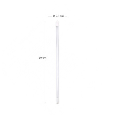 Tubo LED T8 G13 600mm 9W 810lm Sin Cebador 25000H 7hSevenOn Premium Bombillas LED 3
