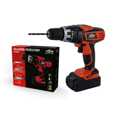 Taladro Atornillador 550rpm de Batería 14,4V Ni-MH RDM Quality Tools Herramientas 5