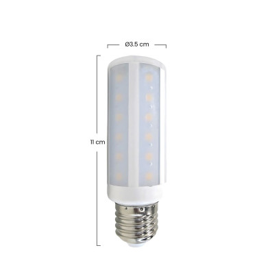 Bombilla LED Mazorca E27 9W Equi.60W 806lm 25000H
 7hSevenOn Bombillas LED 8