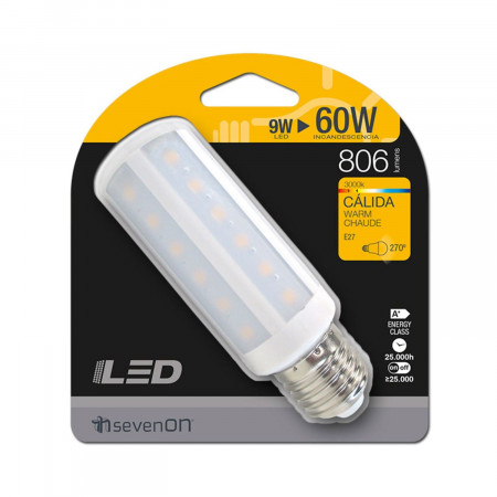 E27 9W Equi.60W 806lm 25000H 7hSevenOn Lâmpadas LED Lâmpadas LED 9 E27 9W Equi.60W 806lm 25000H 7hSevenOn Lâmpadas LED Lâmpadas LED 9