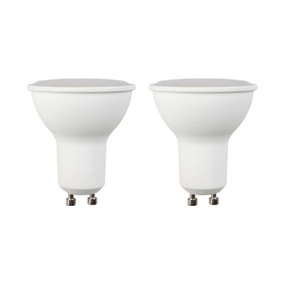 Pack 2 Lâmpadas LED para Projetor GU10 6W Equi.50W 540lm 10000H 1Primer Leader Lâmpadas LED 1