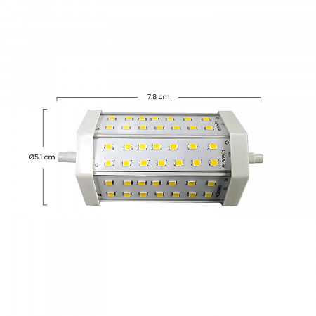 Bombilla LED Tubo R7S 9W Equi.60W 806lm 4000K 25000H
 7hSevenOn Bombillas LED 3