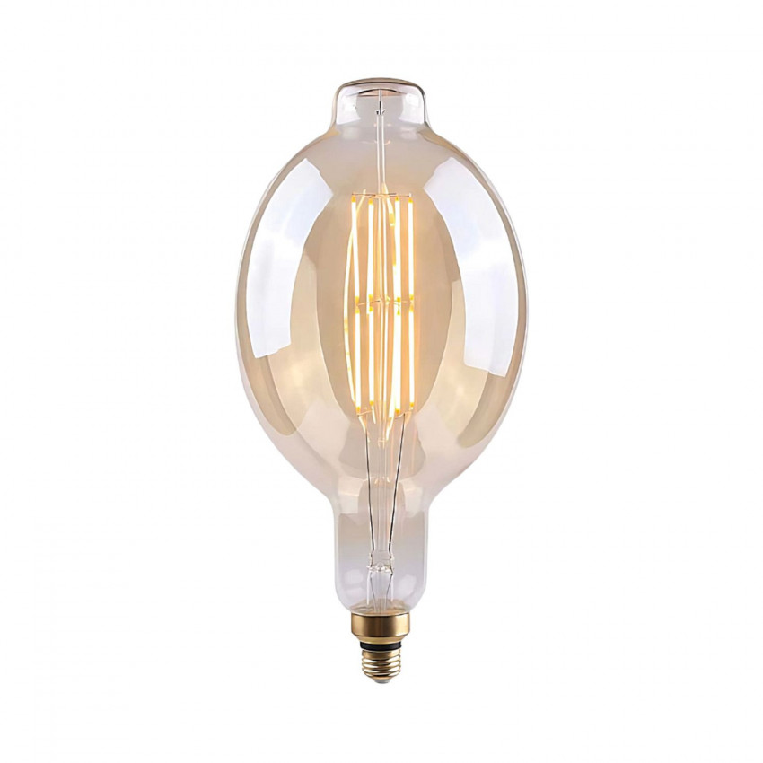 Bombilla LED Gigante E27 8W Equi.40W 500lm Regulable 2100K Gold 15000H
 7hSevenOn Vintage Bombillas LED 1