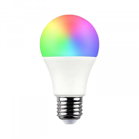 Bombilla LED Estándar Smart WiFi E27 10W Equi.60W 806lm RGBWW Regulable vía Smartphone/APP 25000H 7hSevenOn Premium Bombillas In