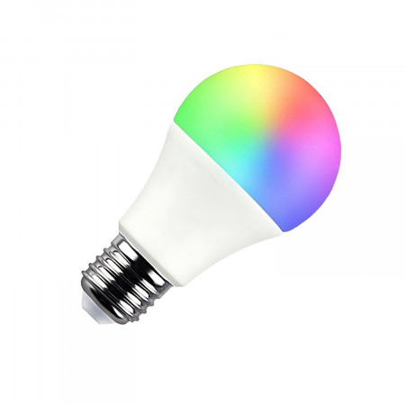 Pack 3 Bombillas LED Estándar Smart WiFi E27 10W Equi.60W 806lm RGBWW Regulable vía Smartphone/APP 25000H 7hSevenOn Premium Bomb
