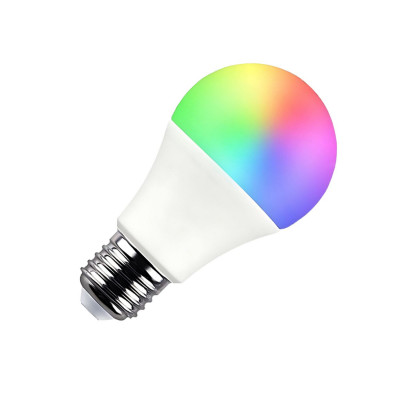 Pack 3 Bombillas LED Estándar Smart WiFi E27 10W Equi.60W 806lm RGBWW Regulable vía Smartphone/APP 25000H 7hSevenOn Premium Bomb