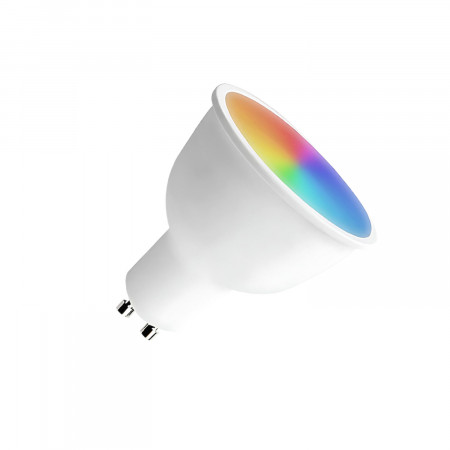Pack 3 Bombillas LED Spotlight Smart WiFi GU10 5W Equi.25W 380lm RGBWW Regulable vía Smartphone/APP 25000H 7hSevenOn Premium Bom
