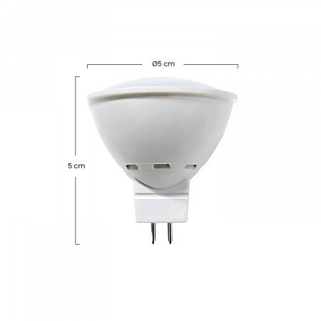 Pack 2 Bombillas LED Spotlight GU5.3 6W Equi.50W 540lm 25000H 7hSevenOn Premium Bombillas LED 3 Pack 2 Bombillas LED Spotlight GU5.3 6W Equi.50W 540lm 25000H 7hSevenOn Premium Bombillas LED 3