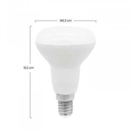 Pack 2 Bombillas LED Reflectora E27 9W Equi.60W 806lm 25000H 7hSevenOn Premium Bombillas LED 3 Pack 2 Bombillas LED Reflectora E27 9W Equi.60W 806lm 25000H 7hSevenOn Premium Bombillas LED 3