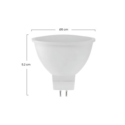 Pack 3 Bombillas LED GU5.3 Spotlight 8W Equi.60W 700lm Raydan Home Bombillas LED 3