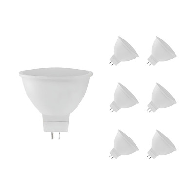 Pack 6 Bombillas LED GU5.3 Spotlight 8W Equi.60W 700lm Raydan Home Bombillas LED 1