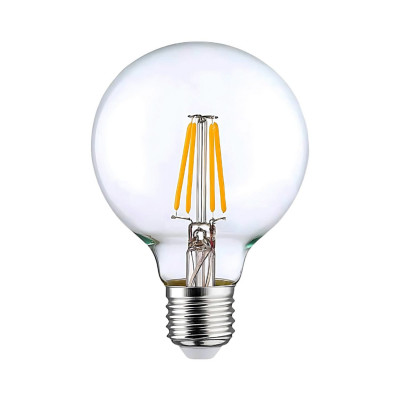 Bombilla LED Filamento Globo E27 8W Equi.60W 806lm 3000K 25000H 7hSevenOn Premium Bombillas LED 1