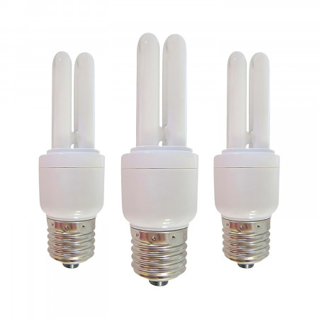 Pack 3 Bombillas CFL Bajo Consumo 2U E27 11W 528lm 7hSevenOn Iluminación Bajo Consumo 1