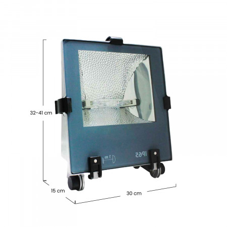 Proyector Halógeno de Exterior Orientable 70W Cromo 4000K Dayron Iluminación Halógena 2 Proyector Halógeno de Exterior Orientable 70W Cromo 4000K Dayron Iluminación Halógena 2