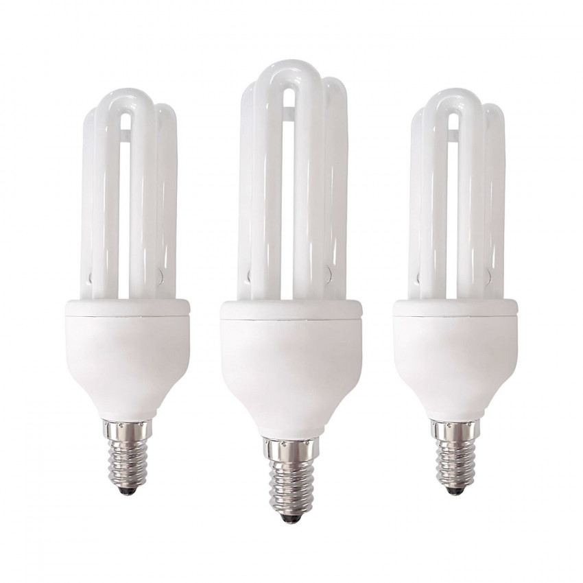 Pack 3 Bombillas CFL Bajo Consumo 3U E14 15W 825lm 2700K 7hSevenOn Iluminación Bajo Consumo 1 Pack 3 Bombillas CFL Bajo Consumo 3U E14 15W 825lm 2700K 7hSevenOn Iluminación Bajo Consumo 1