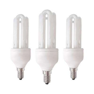 Pack 3 Bombillas CFL Bajo Consumo 3U E14 15W 825lm 2700K 7hSevenOn Iluminación Bajo Consumo 1