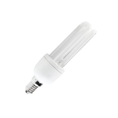 Bombilla CFL Bajo Consumo Mini 3U E14 15W 825lm 2700K 7hSevenOn Iluminación Bajo Consumo 2