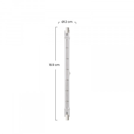 Bombilla Halógena Tubo R7S 750W 16000lm 2900K 7hSevenOn Iluminación Halógena 2