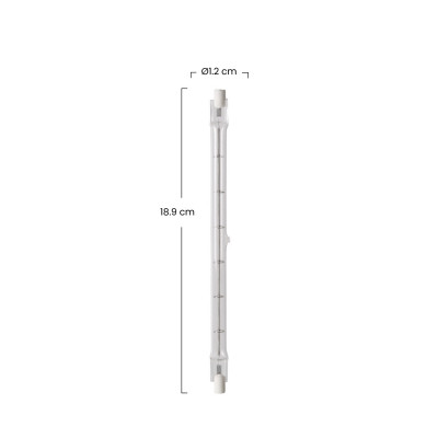 Bombilla Halógena Tubo R7S 750W 16000lm 2900K 7hSevenOn Iluminación Halógena 2