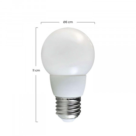 Bombilla CFL Bajo Consumo Mini Globo E27 8W 360lm 2700K Economiklas Iluminación Bajo Consumo 3 Bombilla CFL Bajo Consumo Mini Globo E27 8W 360lm 2700K Economiklas Iluminación Bajo Consumo 3