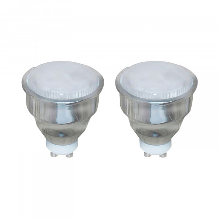 Pack 2 Bombillas CFL Bajo Consumo Spotlight GU10 9W 400lm 2700K 7hDayron Iluminación Bajo Consumo 1