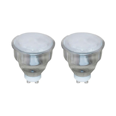 Pack 2 Bombillas CFL Bajo Consumo Spotlight GU10 9W 400lm 2700K 7hDayron Iluminación Bajo Consumo 1