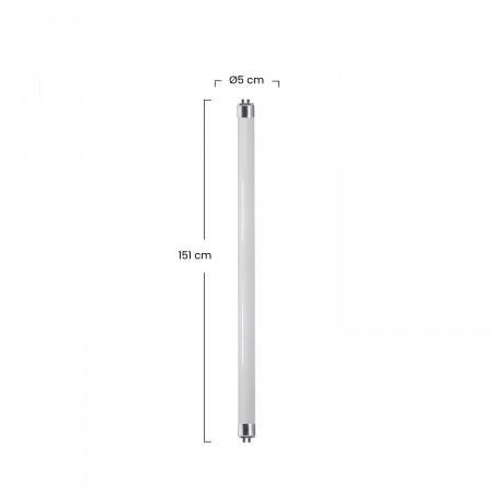 Tubo Fluorescente T8 G13 1500mm 58W 2600lm 4000K 7hSevenOn Iluminación Bajo Consumo 3 Tubo Fluorescente T8 G13 1500mm 58W 2600lm 4000K 7hSevenOn Iluminación Bajo Consumo 3