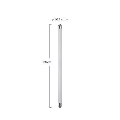 Tubo Fluorescente T8 G13 1500mm 58W 2600lm 6400K 7hSevenOn Iluminación Bajo Consumo 3