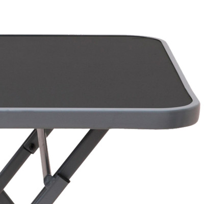 Conjunto de Jardín Plegable Mesa Cuadrada y 2 Sillas con Brazos Amber O91 Conjuntos para Terrazas 5