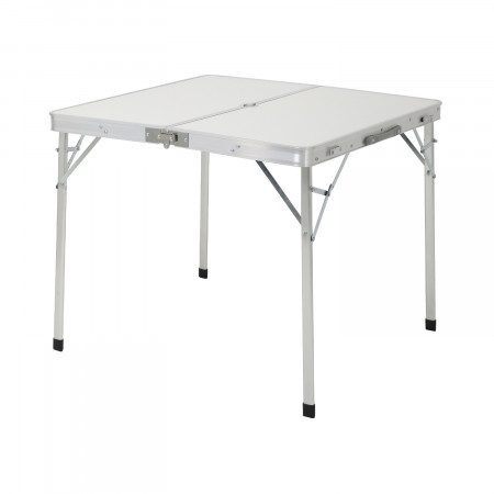 Conjunto de Jardín Plegable Mesa Rectangular y 4 Sillas Camping Blanco/Gris 7house Mobiliario de Camping 2