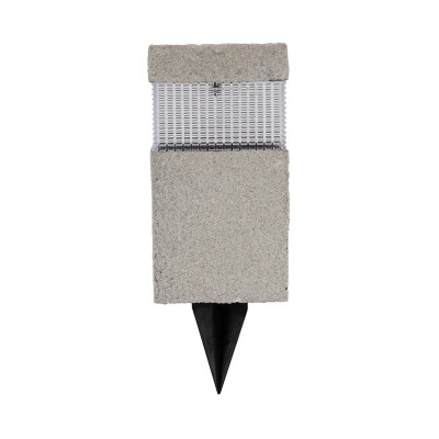 Baliza Solar LED Exterior Prisma Gris 6000K 7hSevenOn Outdoor Iluminación Solar 2