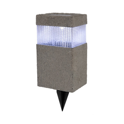 Baliza Solar LED Exterior Prisma Gris 6000K 7hSevenOn Outdoor Iluminación Solar 5