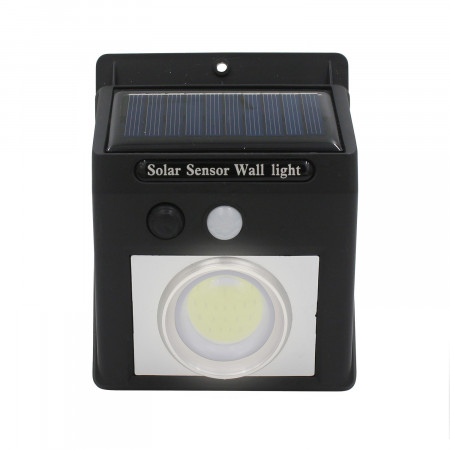 Aplique de Pared Solar LED con Sensor Crepuscular y Movimiento Negro 7500K 20000H 7hSevenOn Apliques de Exterior 2 Aplique de Pared Solar LED con Sensor Crepuscular y Movimiento Negro 7500K 20000H 7hSevenOn Apliques de Exterior 2