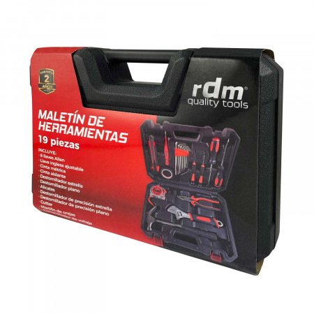 Maletín de Herramientas 19 Piezas RDM Quality Tools Herramientas 4 Maletín de Herramientas 19 Piezas RDM Quality Tools Herramientas 4
