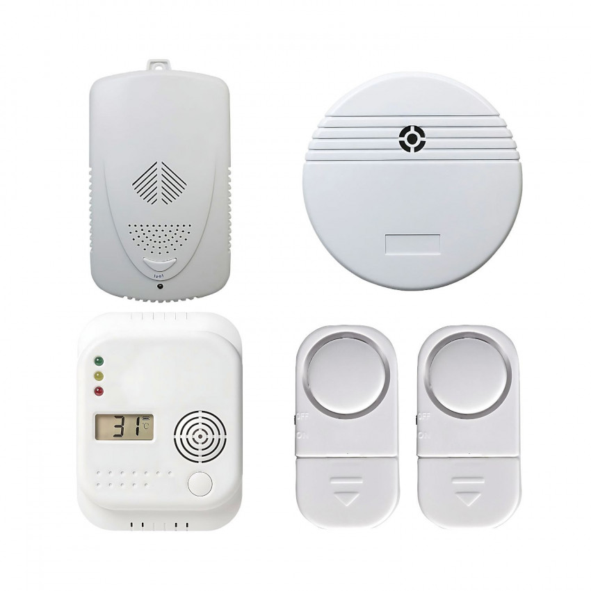 Set de Seguridad para el Hogar Safehome O91 Cámaras y Sensores 1 Set de Seguridad para el Hogar Safehome O91 Cámaras y Sensores 1
