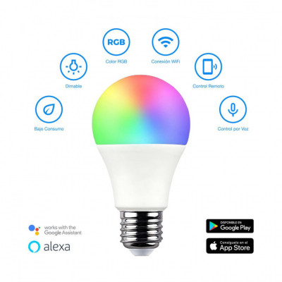 Set de Iluminación y Confort Hometech O91 Bombillas LED 4
