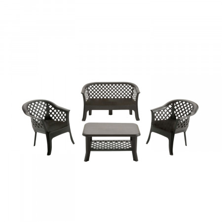 Conjunto de terraço Veranda sem almofadas Antracite O91 Conjuntos de terraço 1