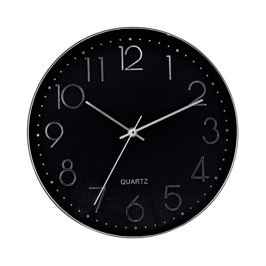 Reloj de Pared Moderno en Relieve con Esfera Negra Ø30 cm O91 Relojes de Pared 1 Reloj de Pared Moderno en Relieve con Esfera Negra Ø30 cm O91 Relojes de Pared 1