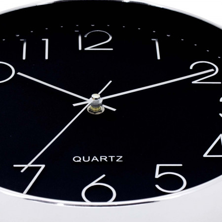 Reloj de Pared Moderno en Relieve con Esfera Negra Ø30 cm O91 Relojes de Pared 3 Reloj de Pared Moderno en Relieve con Esfera Negra Ø30 cm O91 Relojes de Pared 3
